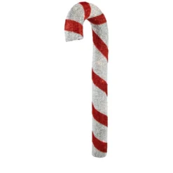 Northlight 31" Pre-lit Red And Silver Striped Candy Cane Christmas Outdoor Decor -Twinkly Popular Shop northlight h85172 003 43553.1689345449