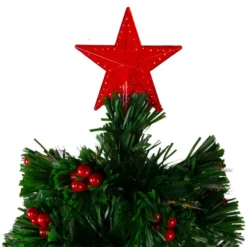 Northlight 3' Pre-Lit Color Changing Fiber Optic Christmas Tree With Red Berries 10 Northlight 3' Pre-Lit Color Changing Fiber Optic Christmas Tree With Red Berries -Twinkly Popular Shop northlight j65030 1 37108.1588368981