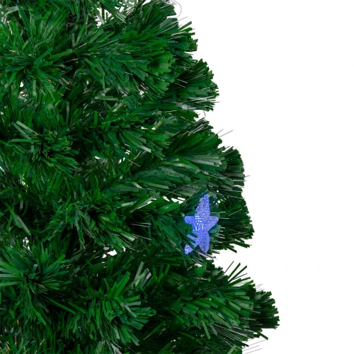 Northlight 4' Pre-lit Potted Medium Pine Color Changing Star Artificial Christmas Tree - Multi-Color Fiber Optic LED Lights 6 Northlight 4' Pre-lit Potted Medium Pine Color Changing Star Artificial Christmas Tree - Multi-Color Fiber Optic LED Lights - Image 4