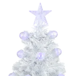 Northlight 3' Pre-Lit White Fiber Optic Artificial Christmas Tree, White Lights -Twinkly Popular Shop northlight j65105 3 58563.1638917346