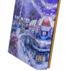 Northlight 6" LED Fiber Optic Christmas Tree And Santa Sleigh Wall Art Decor -Twinkly Popular Shop northlight nj01628 01 33410.1695052442