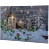 Northlight Country Rustic Winter Christmas LED Lighted Canvas Wall Art 23.5" X 15.5" -Twinkly Popular Shop northlight nj01632 01 92235.1695052444