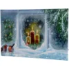Northlight LED Lighted Snowy Window Pane And Candles Christmas Canvas Wall Art 23.5" X 15.5" -Twinkly Popular Shop northlight nj01658 01 89784.1695052435