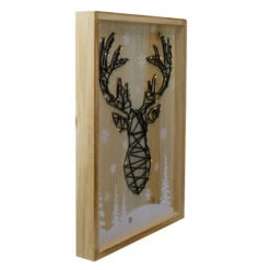 Northlight 15.75" Lighted Wooden Reindeer String Art Christmas Wall Hanging 6 Northlight 15.75" Lighted Wooden Reindeer String Art Christmas Wall Hanging -Twinkly Popular Shop northlight nj27870 1 53960.1588406144