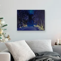 Northlight LED Lighted Nighttime In The Woods Winter Scene Canvas Wall Art 15.75" 9 Northlight LED Lighted Nighttime In The Woods Winter Scene Canvas Wall Art 15.75" -Twinkly Popular Shop northlight nj82847 5 25348.1665611029