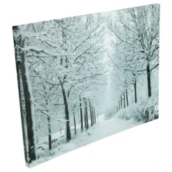Northlight LED Lighted Fiber Optic Twinkling Snow Covered Tree Scene Canvas Wall Art 15.75" X 11.75" 10 Northlight LED Lighted Fiber Optic Twinkling Snow Covered Tree Scene Canvas Wall Art 15.75" X 11.75" -Twinkly Popular Shop northlight nj83099 2 37732.1665610740