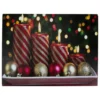 Northlight LED Lighted Red And Gold Christmas Candles Display Canvas Wall Art 11.75" X 15.75" -Twinkly Popular Shop northlight nj85673 1 76367.1661886597