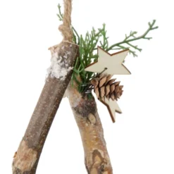 Northlight 13.75" Snowy Pinecone Branch Christmas Star Wall Decor -Twinkly Popular Shop northlight nl00540 star 3 updated2022 32565.1669884305