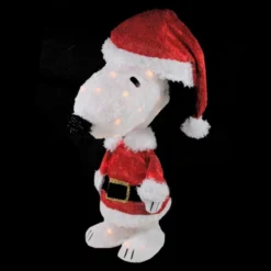 Northlight 24" Pre-Lit Peanuts Snoopy In Santa Suit Christmas Outdoor Decor - Clear Lights -Twinkly Popular Shop northlight pw 56308 2 54515.1588415650