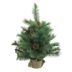 Northlight 2' Royal Oregon Pine Medium Artificial Christmas Tree In Burlap Base - Unlit