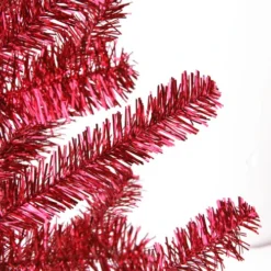 Northlight 3' Medium Red Tinsel Twig Artificial Christmas Tree, Unlit 6 Northlight 3' Medium Red Tinsel Twig Artificial Christmas Tree, Unlit -Twinkly Popular Shop northlight v15946 closeup 49221.1587644052
