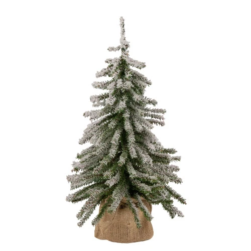 Northlight 18" Potted Flocked Downswept Mini Village Pine Medium Artificial Christmas Tree - Unlit 3 Northlight 18" Potted Flocked Downswept Mini Village Pine Medium Artificial Christmas Tree - Unlit