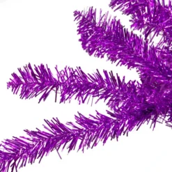 Northlight 6' Metallic Purple Tinsel Artificial Christmas Tree - Unlit -Twinkly Popular Shop northlight v27322 3 50544.1588362200