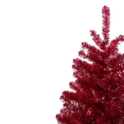 Northlight 3' Metallic Crimson Tinsel Artificial Christmas Tree - Unlit -Twinkly Popular Shop northlight v27325 1 65449.1588356224