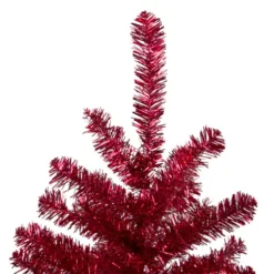 Northlight 3' Metallic Crimson Tinsel Artificial Christmas Tree - Unlit -Twinkly Popular Shop northlight v27325 2 97865.1588356225