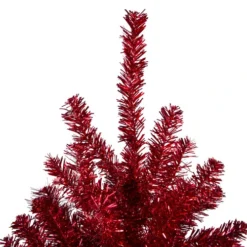 Northlight 7' Metallic Red Tinsel Artificial Christmas Tree - Unlit -Twinkly Popular Shop northlight v27327 same20as20v27328 1 24169.1588356286