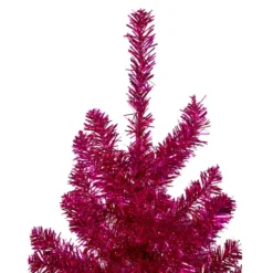 Northlight 3' Metallic Pink Tinsel Artificial Christmas Tree - Unlit -Twinkly Popular Shop northlight v27356 2 00641.1665610742