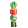 Northlight 45" Lighted Stacked Gift Boxes Tower Outdoor Christmas Decoration