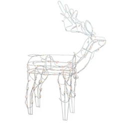 Northlight 48" Pre-Lit Clear Standing Reindeer Christmas Outdoor Decor -Twinkly Popular Shop northlight ys27570 2 11098.1600737676