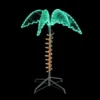 Northlight 2.5' Green And Tan LED Palm Tree Rope Light Outdoor Decoration