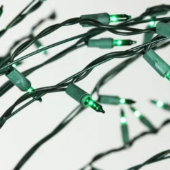 Northlight 9' Black Pre-Lit Artificial Cascade Twig Christmas Tree - Green Lights -Twinkly Popular Shop northlight zg15694 3 50197.1665610747