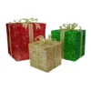 Northlight Set Of 3 Lighted Gift Box Outdoor Christmas Decoration 12-Inch 1 Northlight Set Of 3 Lighted Gift Box Outdoor Christmas Decoration 12-Inch -Twinkly Popular Shop northlightct 52 879 066 24776.1665580044