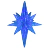 Northlight 19" LED Blue Twinkling 3D Bethlehem Star Hanging Christmas Decoration