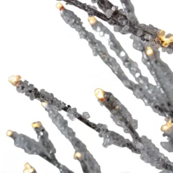 Northlight 4' Pre-Lit LED Brown Artificial Christmas Tree With Icicle Lights- Clear Lights -Twinkly Popular Shop northlightd 18 11217wae 4 3 93391.1587643020