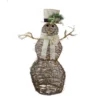 Northlight 48" LED Lighted Rattan Snowman Outdoor Christmas Decoration -Twinkly Popular Shop northlightd 19 33730a 74567.1587645271