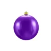 Shiny Christmas Ornaments, Purple, 6in. -Twinkly Popular Shop o s6 pu 4