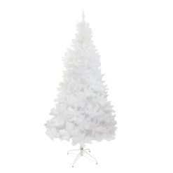 Northlight 9.5' White Full Glimmer Iridescent Spruce Artificial Christmas Tree - Unlit