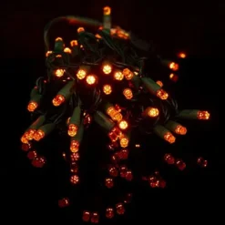 70 Light Amber/Orange Pentagon Gem LED Christmas Lights -Twinkly Popular Shop p pent 704 a b