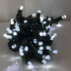 70 Light Pure White Pentagon Gem LED Christmas Lights -Twinkly Popular Shop p pent 704 pw d