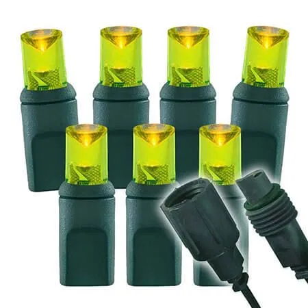 Wide Angle Conical - 4" Spacing, 100 Bulb, Grn Cord, UL Coaxial RY Plug - Full Wave - Yellow 1 Wide Angle Conical - 4" Spacing, 100 Bulb, Grn Cord, UL Coaxial RY Plug - Full Wave - Yellow -Twinkly Popular Shop pry y 3