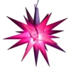 14" Moravian Star, Purple