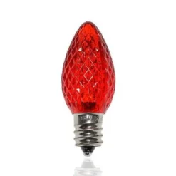C7 SMD LED Retrofit Bulb - Twinkle - Red - Pro Christmas™ - Bag Of 25