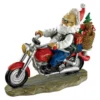 18" Biker Santa Hand Painted Outdoor Garden Statue -Twinkly Popular Shop santabike 1 10483.1588362721