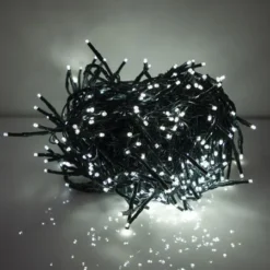 LED Cluster Light Set - 500 Bulbs - Cool Mint - Extension