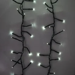 LED Cluster Light Set - 8 Function Memory Controller With Remote - 500 Bulbs - Cool Mint -Twinkly Popular Shop sl clu 500x3 8fc pw 3