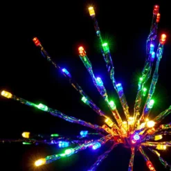 12" Silver Twinkle Starburst - Multi-colored LED Lights 7 12" Silver Twinkle Starburst - Multi-colored LED Lights -Twinkly Popular Shop sl tsb 12 m sl 2 1
