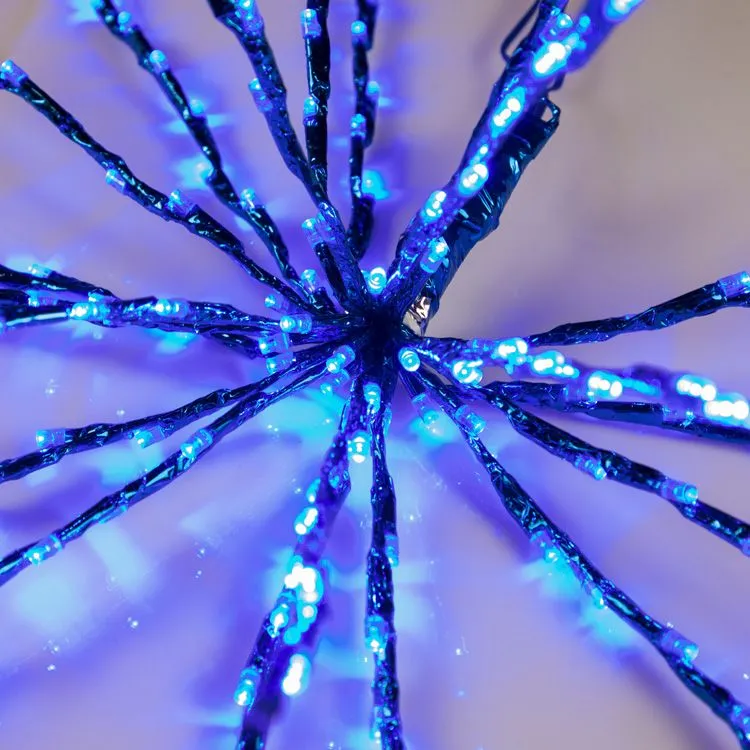 18" Blue Twinkle Starburst - Blue LED Lights 4 18" Blue Twinkle Starburst - Blue LED Lights - Image 2