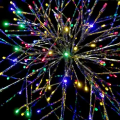 24" Silver Twinkle Starburst - Multi-colored LED Lights -Twinkly Popular Shop sl tsb 24 m sl 3 cropped 1