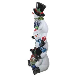 49" Illuminated Holiday Snowman Statue -Twinkly Popular Shop snowhat 5 07121.1587644199