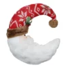 14" Santa Half Moon Head With Foam Beard And Holly Berries Christmas Wall Decor -Twinkly Popular Shop transpac x8848 74604.1588405713