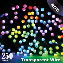 Twinkly Pro - RGB Capsule - 250 Lights - 4" Spacing - Transparent Wire - Single Line -Twinkly Popular Shop twinkly web 2020 1357 1