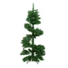 7' Green Slim Spiral Pine Artificial Christmas Tree - Unlit